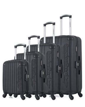 Set de 4 Valises Rigides BUDAPEST-M
