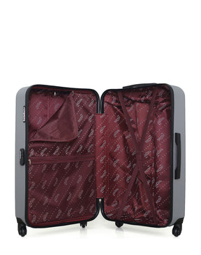 Lot de 3 Valises Rigides Grand Format, Taille Moyenne et Cabine XXS BRONX